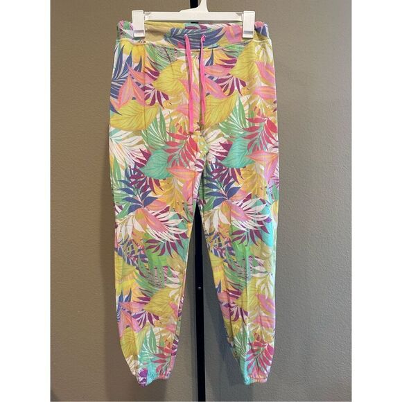 Sundry Tropical Print Sweatpants Size 2 (Medium) - Picture 2 of 7